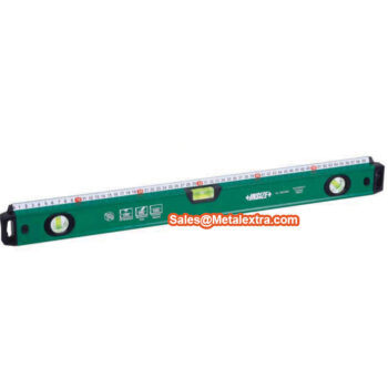 Alternative view of INSIZE Aluminium Spirit Level with Ruler 4923-600 (Horizontal-Vertical Vial, Grad; 1mm) Non-Magnetic Base; 600mm