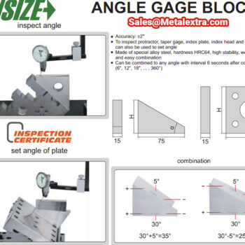 Alternative view of INSIZE Angle Gage Block Set 4002 Series, Steel HRC 64