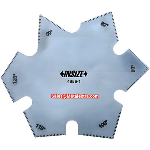 INSIZE Angle Gauge of Countersunk 4856-1 (Angle Countersunk Gauge) Accuracy; ±0.5°, Range;  60°, 80°, 100°, 110°, 120°.