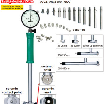 INSIZE Anvils for Bore Gages 7350 (Anvil 2 Point & 3 point) Range; ⌀6-450mm - Image 4