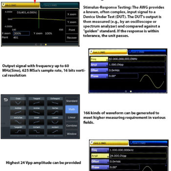 INSIZE Arbitrary Waveform Generators 9536 Series (USB Data Output, Arbitrary waveform length 149) Bandwidth Range; 20MHz - 60MHz - Image 5