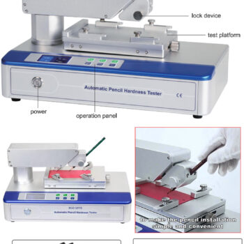 INSIZE Automatic Pencil Hardness Tester Wolff-Wilborn Tester PHT-A01 (ASTM D3363, ISO 15184) Range; 4B - 6H - Image 4