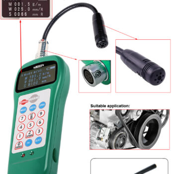 INSIZE Sonic Belt Tension Meter 5910-HZ5K (Tension range; 0.01~99900N, Distance; 3mm~20mm) Accuracy: <1%, Range; 10Hz ~ 5000Hz - Image 6