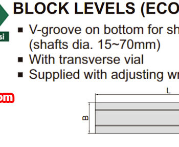 INSIZE Block Level Spirit 4903 (Sensitivity; 0.02 mm/m (=0.001°), 0.05 mm/m (=0.0029°)) Range;150mm, 200mm, 300mm - Image 8