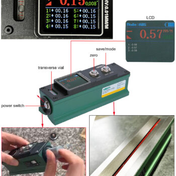 INSIZE Electronic Block Level Spirit 4950-1 (Rechargeable, Digital 2-axis, Res;  0.01mm/m(0.001°)) Range;1µm/m - ±5000µm/m - Image 6