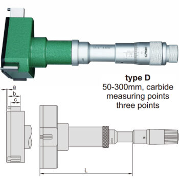 INSIZE Bore Micrometer 3227 (2-3Points, DIN 863-4) Range; Ø2mm – Ø300mm - Image 16
