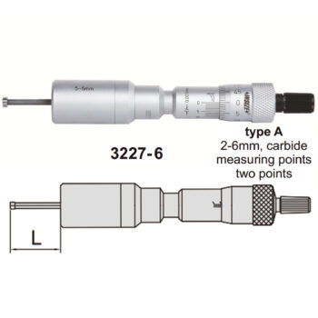 INSIZE Bore Micrometer 3227 (2-3Points, DIN 863-4) Range; Ø2mm – Ø300mm - Image 11