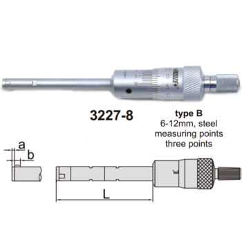 INSIZE Bore Micrometer 3227 (2-3Points, DIN 863-4) Range; Ø2mm – Ø300mm - Image 12