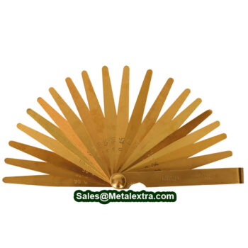 INSIZE Brass Feeler Gauges 4625 Series (Swivel Leaf Type, for magnetic materials) Range: 0.05mm - 1mm