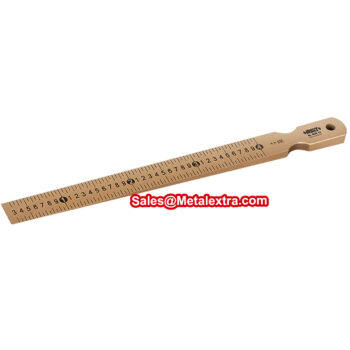 INSIZE Taper Slot Gauge 4638-1A (BRASS Ruler) Range; ⌀0.3mm - ⌀4mm