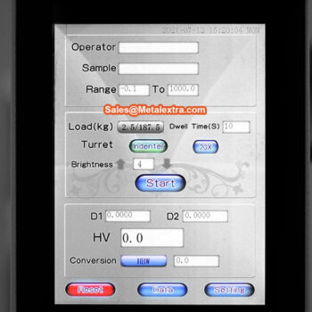 INSIZE Semi-Auto Brinell Hardness Tester ISHB-D200 Series (USB output, Standard ISO 6506), Range; 8HBW - 650HBW - Image 8