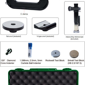 INSIZE Brinell & Rockwell Hardness Tester Portable ISBR-H181 (Standard ISO 6506/6508, ASTM E10/E18 ) Range: 60kgf - 187.5kgf - Image 5