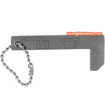 Alternative view of INSIZE Chamfer Gauge 4844 (Grad; 0.5mm) Range; 0-.39"/0-10mm