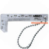 INSIZE Chamfer Gauge 4844 (Grad; 0.5mm) Range; 0-.39"/0-10mm