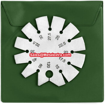 INSIZE Circular Angle Gauge 4857-1A (Bevel Gauge) Accuracy; ±0.1°, Range; 15°, 17.5°, 20°, 22.5°, 25°, 27.5°, 30°, 32.5°, 35°, 45°, 60°, 120° - Image 4
