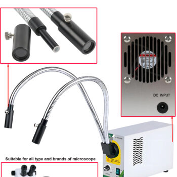 INSIZE Cold Light Source ISM-CL-LED for Microscope (Double Fiber length; 550mm) Power; 35W - Image 6