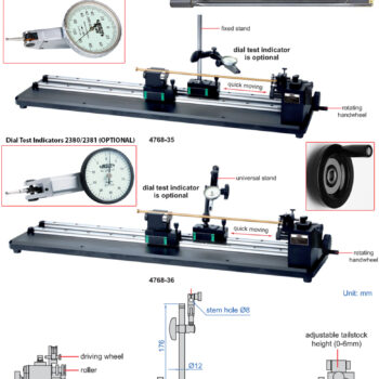 INSIZE Concentricity Gauge 4768 Series (Runout Accuracy 2μm, outside diameter Ø3-120mm, inside diameter Ø1-25mm) Range; ≤Ø60mm x 600mm (salin) - Image 3