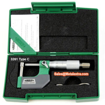 INSIZE Cylindrical Anvil Tube Micrometer 3261 (Graduation: 0.01mm, Feed 1mm/turn) Accuracy; ±6μm, Range;  ⌀25mm - 50mm - Image 10