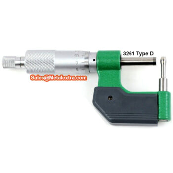 INSIZE Cylindrical Anvil Tube Micrometer 3261 (Graduation: 0.01mm, Feed 1mm/turn) Accuracy; ±6μm, Range;  ⌀25mm - 50mm - Image 4