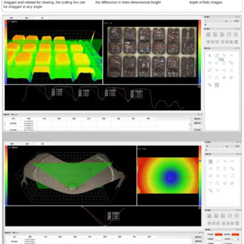 INSIZE Large Depth of Field 3D Measuring Microscope 5323-D215 (2Mp, Res; 1920x1080,1/1.2" Inch CMOS, USB, HDMI) Zoom Magnification; 142X-970X - Image 9