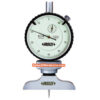 INSIZE Dial Depth Gage 2341-101A (Graduation; 0.01mm, Accuracy ±17µm) Flat Base, Pointed Anvil SR0.2 + Ball Tip SR3, Range; 10mm, Stroke; 10mm