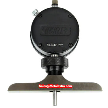 Alternative view of INSIZE Dial Depth Gage 2342-202 (Graduation; 0.02, Accuracy ±30µm) Flat Base 101.5mm, Pointed Anvil SR0.4 + Ball Tip SR3, Range; 300mm, Stroke; 30mm