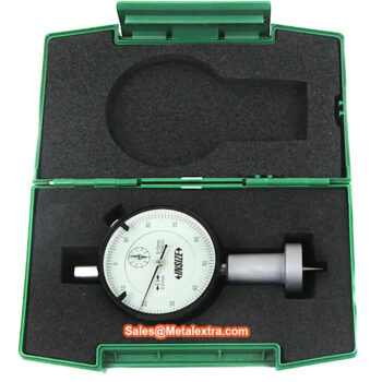 INSIZE Dial Depth Gage 2343-102 (Graduation; 0.01mm, Accuracy ±30µm) Round Base, Pointed Anvil SR0.4, Range; 10mm, Stroke; 10mm - Image 3
