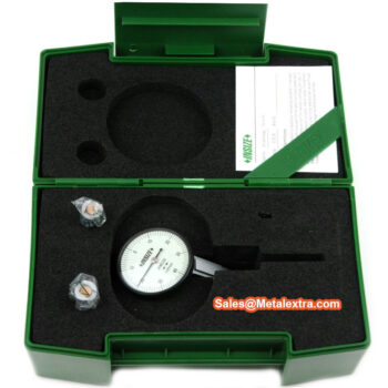 INSIZE Dial Lever Gauge 2399-08 Tilted Face (DIN2270, 0-40-0, Grad 0.01mm) Accuracy 13μm, Range: 0.8mm - Image 6