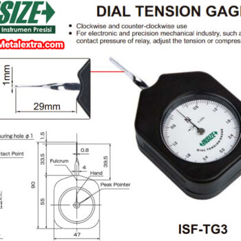 INSIZE Dial Tension Gauge ISF-TGD Series (Clockwise - Counter-Clockwise) Accuracy; ±2%, Range; 0.01 - 5Nm - Image 4