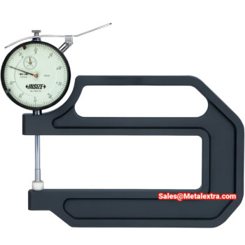 INSIZE Dial Thickness Gauge 2376 Series (Resolution 0.01mm, Accuracy; 0.035mm) Range; ≤⌀30mm/1 Inch