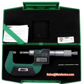 INSIZE Digital Micrometer 3532 Blade Spindle (DIN 863, Grad: 0.001mm) Accuracy; ±4μm, Range; ≤25mm -  ≤175mm - Image 3