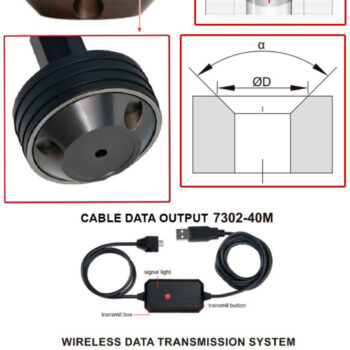 Alternative view of INSIZE Digital Internal Chamfer Gauge 2962 (Resolution; 0.01mm / 0.0005 Inch) Anvil Inside/Outside Angle; 60° - 90° - 127°, Accuracy; ±0,02mm, Range; ⌀1mm - ⌀120mm