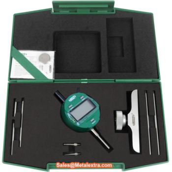 INSIZE Digital Depth Gage 2141 Series (Data out, Accuracy ±20µm) Flat Base, Pointed Anvil SR0.4 + Ball Tip SR3 Stroke; 12.7mm/0.5 Inch, Range; 0-300mm/0-12 Inch - Image 5