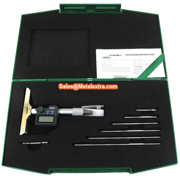 INSIZE Digital Depth Micrometer 3540 (DIN 863, Data Output) IP65 Water-proof, Range; Ø25mm - Ø300mm - Image 3