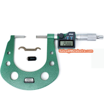 Alternative view of INSIZE Digital Disc Brake Micrometer 3588 (Data out, Grad: 0.001mm) Water Resistant IP 65, Accuracy; ±4μm, Range; 7.6mm - ≤50mm