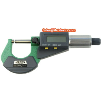 Alternative view of INSIZE Digital Micrometer 3109 (Basic Type NO DATA, Graduation: 0.001mm) Accuracy; ±2µm, Range; ≤Ø25mm -  Ø200mm