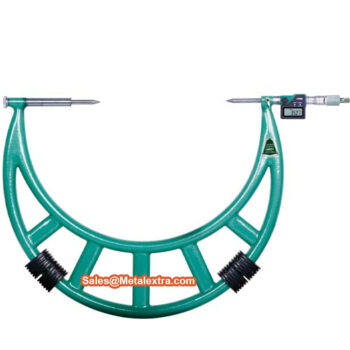 Alternative view of INSIZE Digital Gear Root Diameter Micrometer 3597 (Data output, Graduation: 0.01mm) DIN 863-3, IP 65, Range; Ø5mm -  Ø900mm