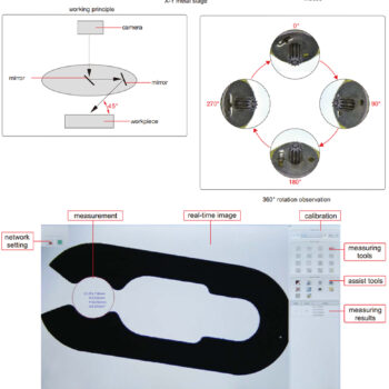 INSIZE Digital Microscope 5313-S407 Manual Rotation 360° (2Mp, Res; 1920x1080,1/2.8" Inch CMOS, USB, HDMI, LCD 13,3 Inch) Zoom Magnification; 18X-120X - Image 4