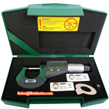 INSIZE Digital Micrometer 3109 (Basic Type NO DATA, Graduation: 0.001mm) Accuracy; ±2µm, Range; ≤Ø25mm -  Ø200mm - Image 8