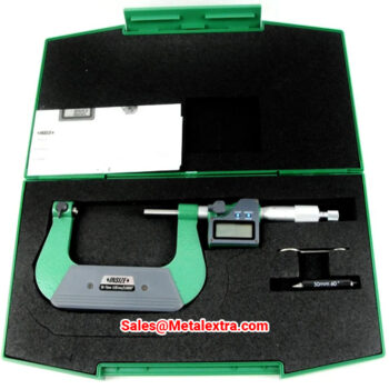 INSIZE Screw Thread Digital Micrometer 3581-75A (Cable Output, Resolution 0.001mm) Range; ⌀50mm-75mm - Image 3