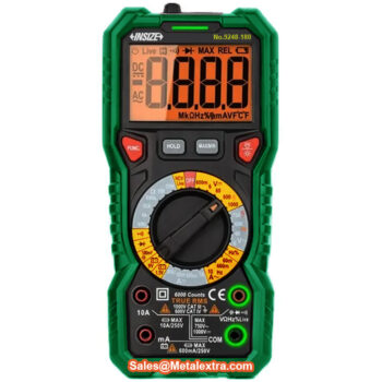 Alternative view of INSIZE Digital Multimeter 9246-180 NCV Detection (Resolution; 0.1µA/0.1mV/1mV/10mV/0.1V) Category CAT III 1000V, CAT III 600V, AC Range; 60µA - 10A
