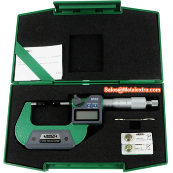 INSIZE Digital Point Micrometer 3530 (Data Cable Out, Resolution 0.001mm) IP 65, Accuracy ±4µm, Range; ⌀25mm - ⌀100mm - Image 3