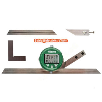 INSIZE Digital Protractor 2172-360A with 300mm blade (Graduation;  10''/0.005°), Range; 0-360° - Image 2