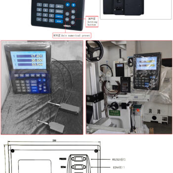 INSIZE Digital Readout Counter ISL-LCD7 Three Axis (Data output RS232, LCD; 7.5 Inch) Res; 0.05µm, 0.1µm, 0.2µm, 0.5µm, 1µm, 2µm, 5µm, 10µm, 20µm, 50µm - Image 5