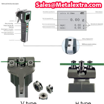 INSIZE Digital Tension Meter ISF-DP Series (For String/Wire, Rechargeable) Range; ≤1cN - ≤100N - Image 5