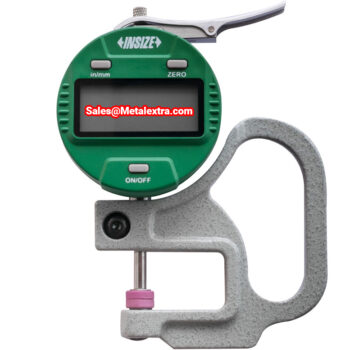 INSIZE Digital Thickness Gage 2871-10 Ceramic Anvil (Resolution; 0.01mm/0.0005'') Accuracy; ±0.02mm, Range; 10mm - Image 2
