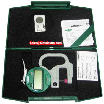 INSIZE Digital Thickness Gage 2871-10 Ceramic Anvil (Resolution; 0.01mm/0.0005'') Accuracy; ±0.02mm, Range; 10mm - Image 5