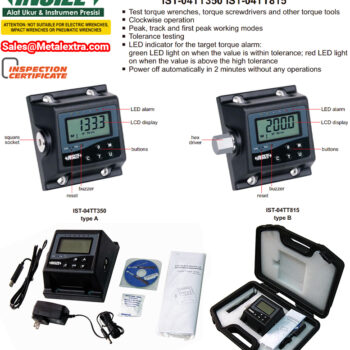 INSIZE Digital Torque Tester IST-04TT (Accuracy; ± 1% Clockwise) Range; 0.5Nm~2000Nm - Image 5