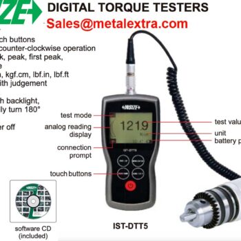 Alternative view of INSIZE Digital Torque Gage IST-DTT10, Jacob Chuck, Res: 0.001 Nm, 0.5 - 10 Nm