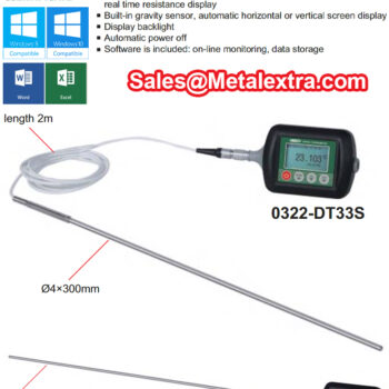 INSIZE Dip Thermometer 0322 High Precision (Resolution 0.1°C / 0.1°F) Range; -30°C~300°C/-22°F~572°F - Image 3